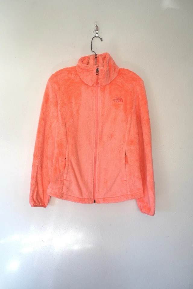 CHAQUETA THE NORTH FACE MUJER OSITO POLAR CREMALLERA COMPLETA Neón Naranja Rosa TALLA PEQUEÑA