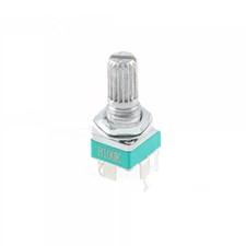 10pcs B100K RK097N Audio Amplifier Sealed Potentiometer 15mm Shaft 3PINS