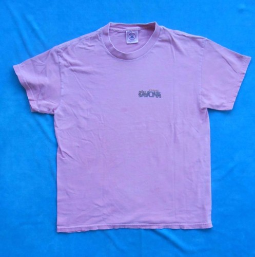 BIG KAHUNA ~ Salmon Coral Pink Surf Surfing T-shirt ~ Size YOUTH LARGE L 14-16 - Picture 2 of 5