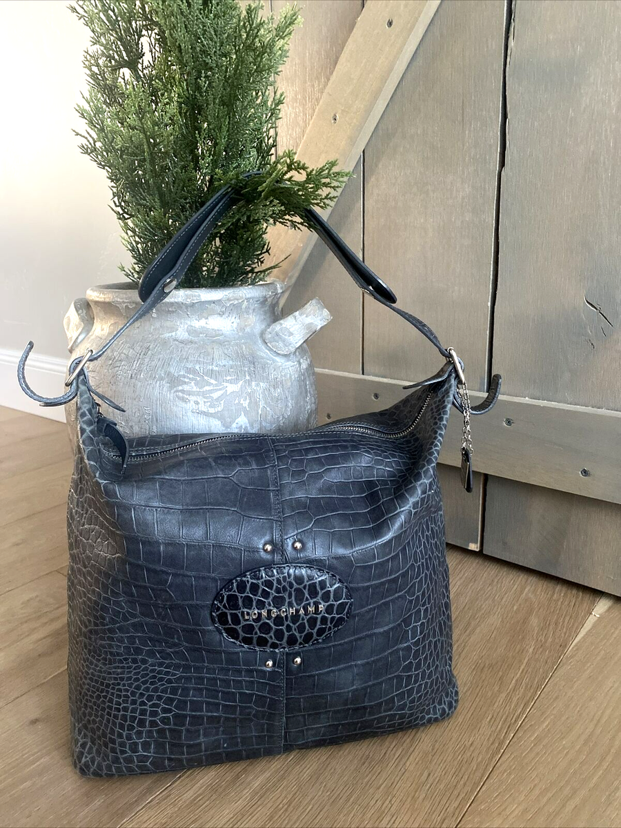 Handbag Sac Noir Croco BandouliÃ¨re Sac En BandouliÃ¨re Femme