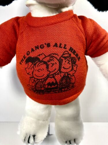 Snoopy Kleidung Outfit Plüsch Stofftier Sweatshirt Gangs All Here Charlie - Bild 2 von 10