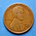 1929 S Lincoln Wheat Cent ~ VG VERY GOOD ~ Bronze Penny 1c Coin