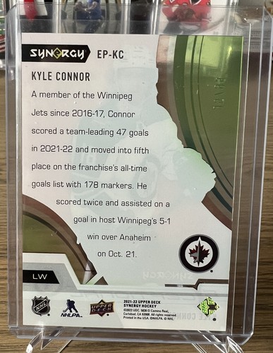 2021-22 SYNERGY EXCEPTIONAL PHENOMENA KYLE CONNOR /99 WINNIPEG JETS EP-KC - Picture 2 of 2