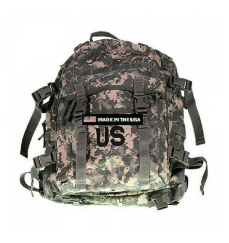 US Army Ucp Acu Molle II Large Assault Pack Rucksack Universial Camouflage - Picture 1 of 3