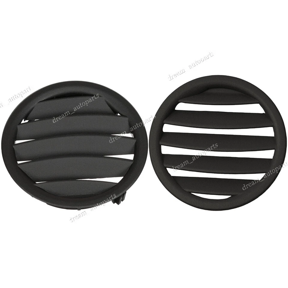 Front LH&RH Dash Air Vent Grille Cover Fit For 2005 2006 2007 Ford Focus Black - Imagem 3 de 4