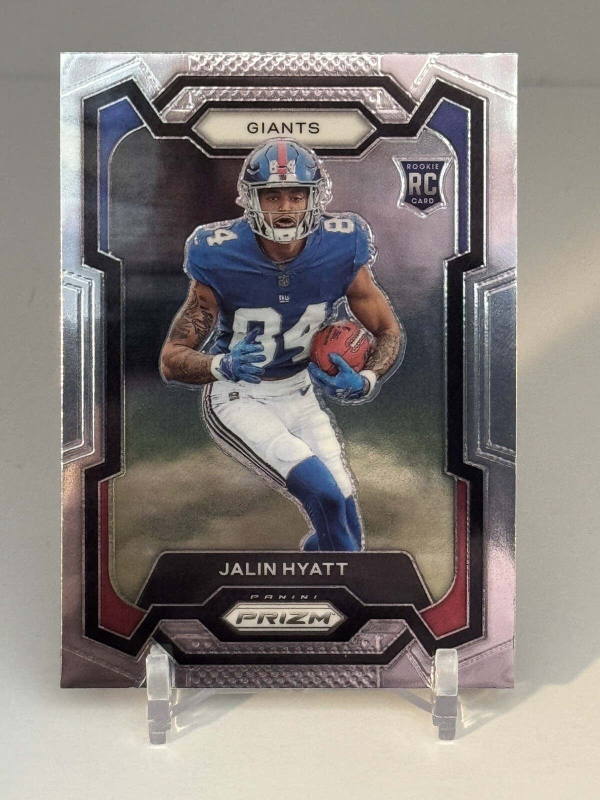 JALIN HYATT  2023 PANINI PRIZM #378  ROOKIE  NEW YORK GIANTS RC. A529