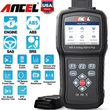 ANCEL AD610 Plus OBD2 Scanner ABS SRS Check Engine Calibration Diagnostic Tool
