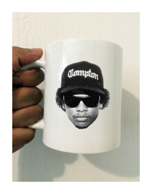 EAZY E 11 OZ COFFEE MUG, COMPTON, GANGSA, GANGSTER, WEST COAST