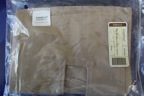 Longaberger Khaki Solid Medium Storage Solutions Basket Liner #20765162 - NEW