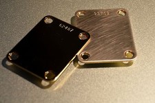 Custom Gold NECK PLATE, NECKPLATE with your choice of name or number