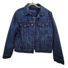 Gap Kids Medium Wash Denim Jacket Size Large