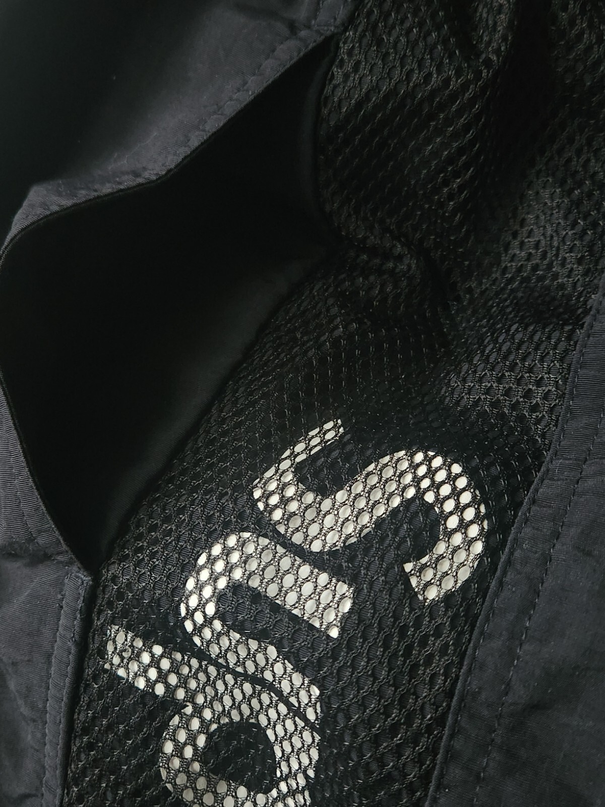 SS20 Supreme Mesh Panel Water Short M Medium Black Nylon Shorts Printed Logos thumbnail 10