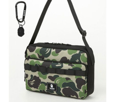 A Bathing Ape BAPE Camo Shoulder Bag Crossbody with Carabiner 2021 AW Collection