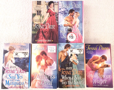 Lot 6 Tessa Dare PB Historical Romance Castles Ever After/Girls Meet Duke...