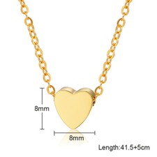 18K Gold Plated,Silver Charm Chokers Women Stainless Steel Chain Elegant Jewelry
