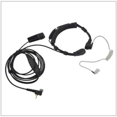Throat Mic Headset Finger PTT Earpiece for Motorola TETRA MTP850 MTS850 MTH800