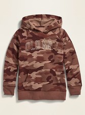 Old Navy Girl Camo Valentine Pullover Hoodie Size XS, Small, Medium, Large or XL