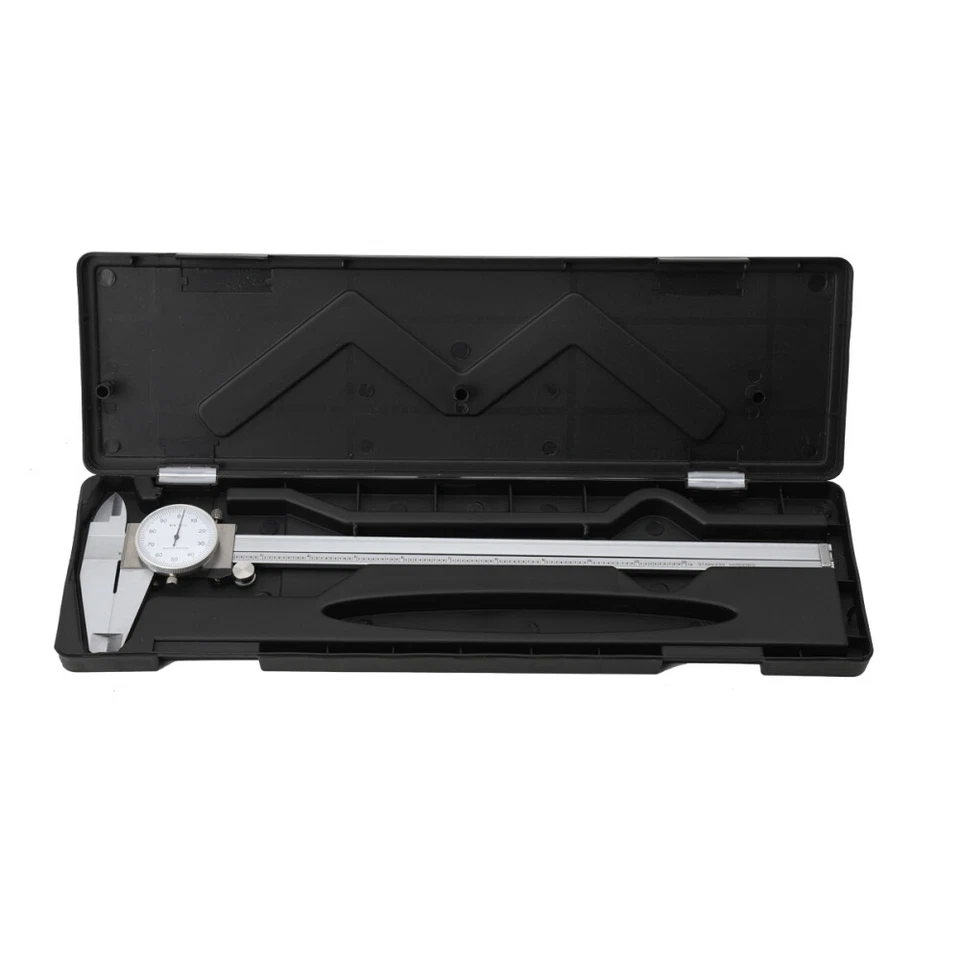 12'' Shockproof Dial Caliper Stainless Steel001'' GRAD Calipers Ruler w/ Case - Image 3 of 4
