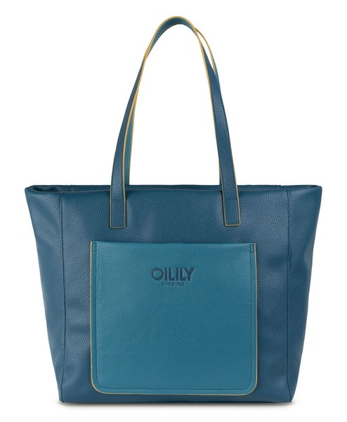 Oilily Steffi Shopper Shopper Tasche Legion Blue Petrol Neu-image