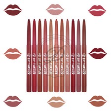 W7 Lip Twisters - Colours Crayon Outline Liner Red Pink Nude Natural Draw Define