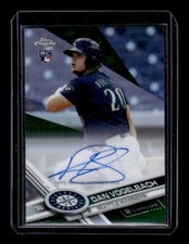 2017 Topps Chrome Rookie Autographs Green Refractors #RADV Dan Vogelbach /99