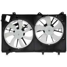 Radiator Condenser Cooling Fan Assembly For 2010-2013 Toyota Highlander 3.5L