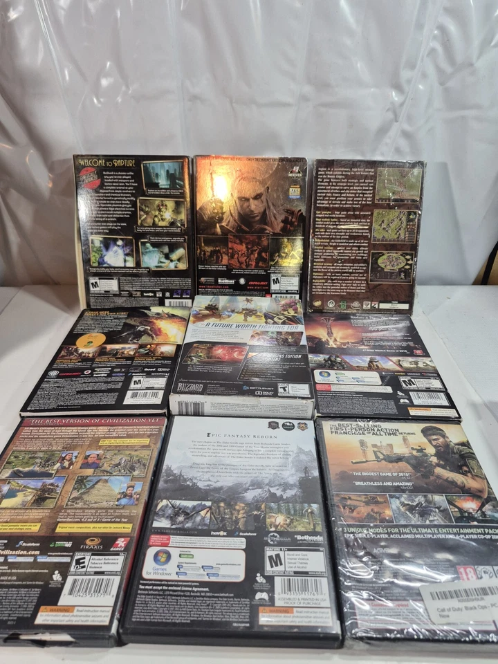 Large Lot Of Pc Games The witcher, Bioshock And More - Image 2 of 4