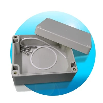 SINTRON IP65 Modul-Kunststoffgehäuse, ABS, lichtgrau, 115x90x55mm, Platinen-/Elektrobox