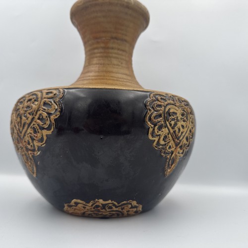 Studio Pottery MCM Vase Shaped Decorative Functional Piece - Picture 5 of 7