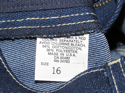 VTG UNUSED 1980s LEE MISSES STRETCH DENIM BLUE JEANS! 'THE JEANS