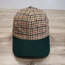 Gap Kids Houndstooth Baseball Cap Hat L/XL Wool Blend 55-57 CM Stap Back Adj