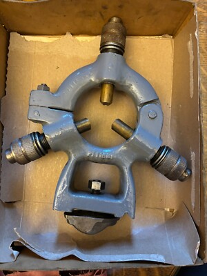 SOUTH BEND 9'' LATHE STEADY REST WITH BED CLAMP AND FOLLOWER REST IN FACTORY BOX