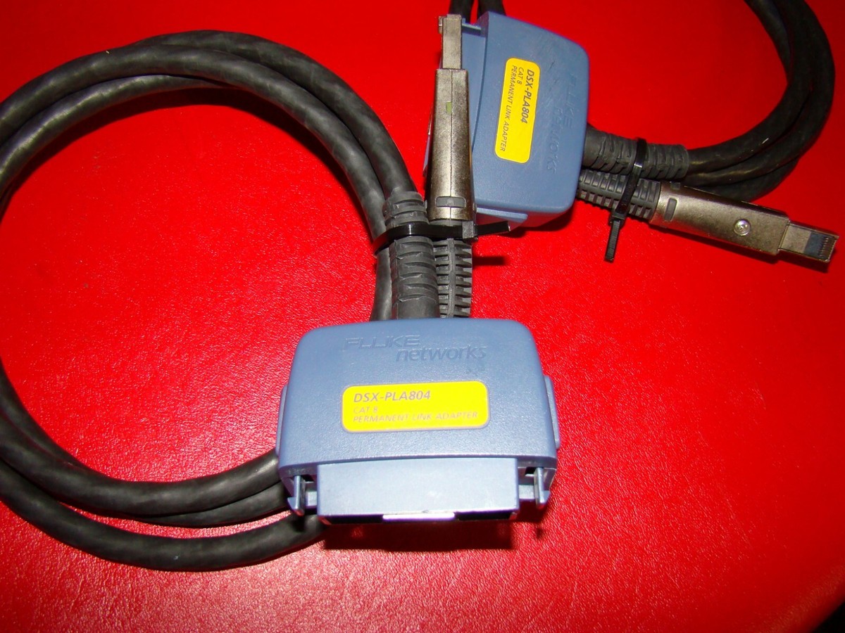 LOT 2 Fluke DSX-PLA804 CAT8 Permanent Link Adapter PLA 804 For DSX