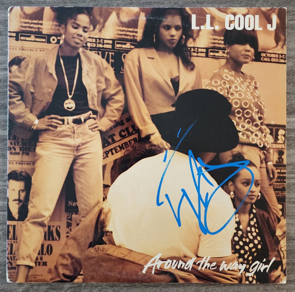 LL Cool J Signed Around The Way Girl Vinyl Record 12
