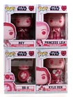 LOT OF (4) Funko POP STAR WARS VALENTINES  Rey / Princess Leia / BB-8 / Kylo Ren