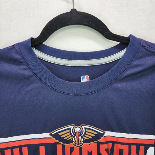New Orleans Pelicans Nola Jersey Williamson 1 NBA Men's Large Navy Blue - Picture 6 of 12