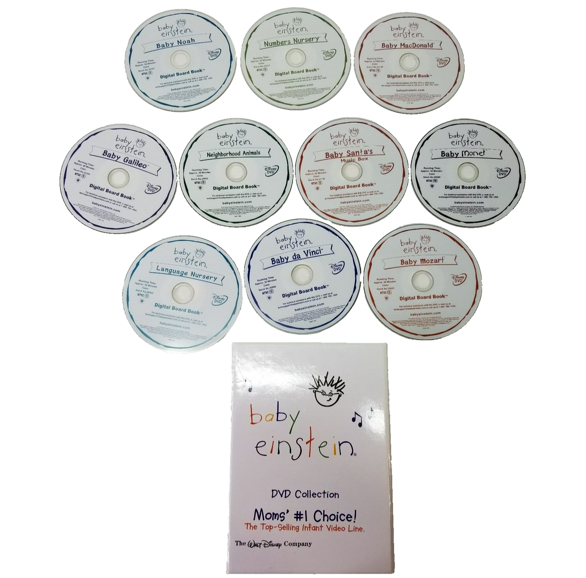 「ベイビー・アインシュタイン」シリーズ Baby Einstein Collection I ~ (9 DVD Set, 2005) ~ Box Set