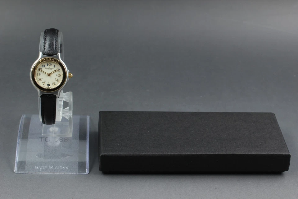 Vtg 1989 N MINT Seiko Presage 3E29-0110 Day Indicator Quartz Womens Watch JAPAN - Image 2 of 4