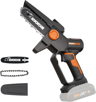 Chainsaw Worx 20V Cordless 5'' Pruning Saw, Brushless Mini Cordless, Lightweight