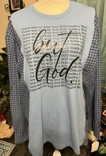 Up-cycled ladies tee shirt