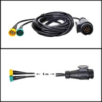 Kabelsatz 5M Stecker 13-Polig AnhäNgerkabel AnhäNger Stromkabel RüCkleuchten PKW