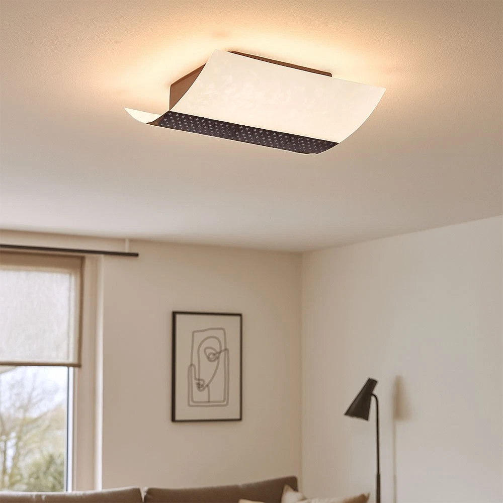 Philips Lighting Styla Lampada da Soffitto, Quadrata, LED, Metallo
