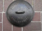 WAGNER WARE  #9 Cast Iron Fully Marked DRIP DROP  Skillet Cover Lid  1069