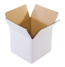 Mottola Packaging 15 Scatole 20x20x20 cm Cartone Doppia Onda Bianche Resistenti