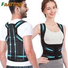 Back Brace Posture Corrector Women Men Shoulder Straightener Adjustable Support