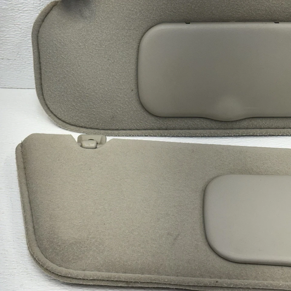 Комплект солнцезащитных козырьков 2002-2005 Ford Explorer пара с зеркалами желтовато-коричневые левая правая - Изображение 3 из 4