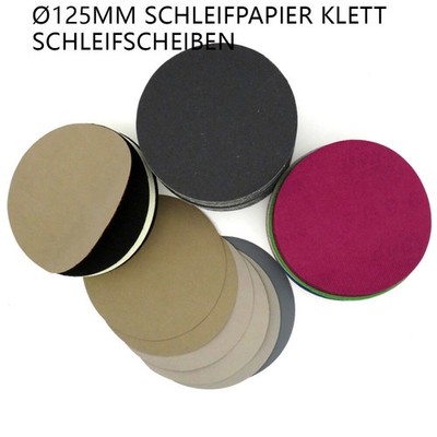 Ø125mm Schleifpapier Klett Schleifscheiben Exzenter Schleifblätter P60 - P10000