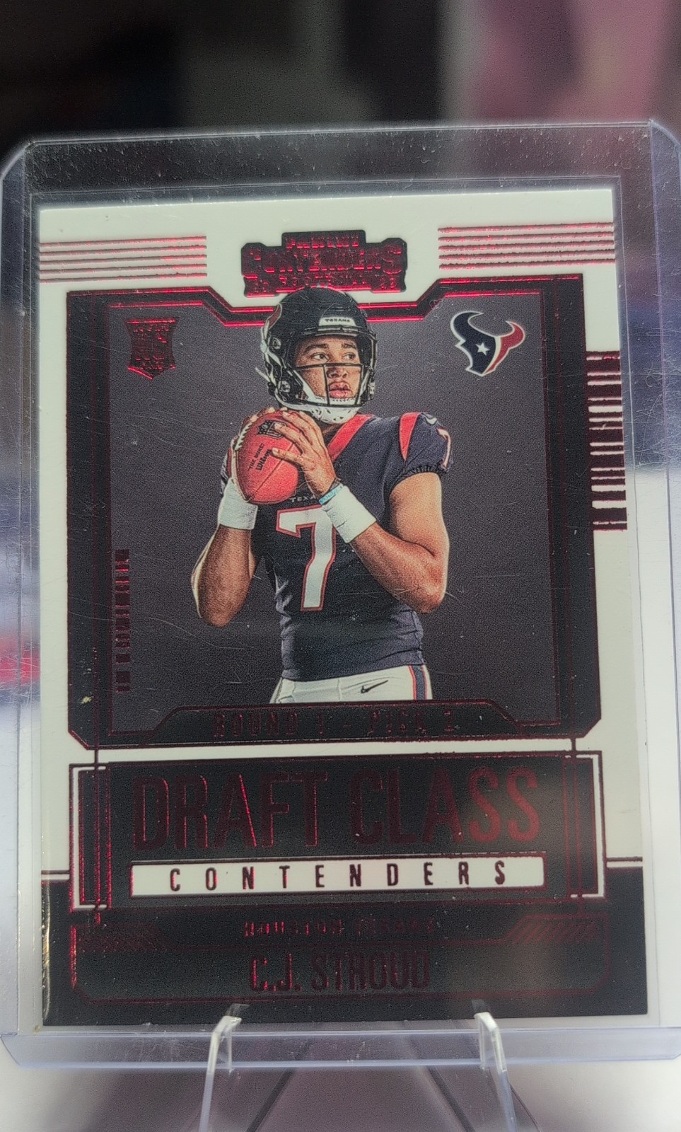 2023 Panini Contenders - Draft Class Contenders C.J. Stroud #5 Red (RC)
