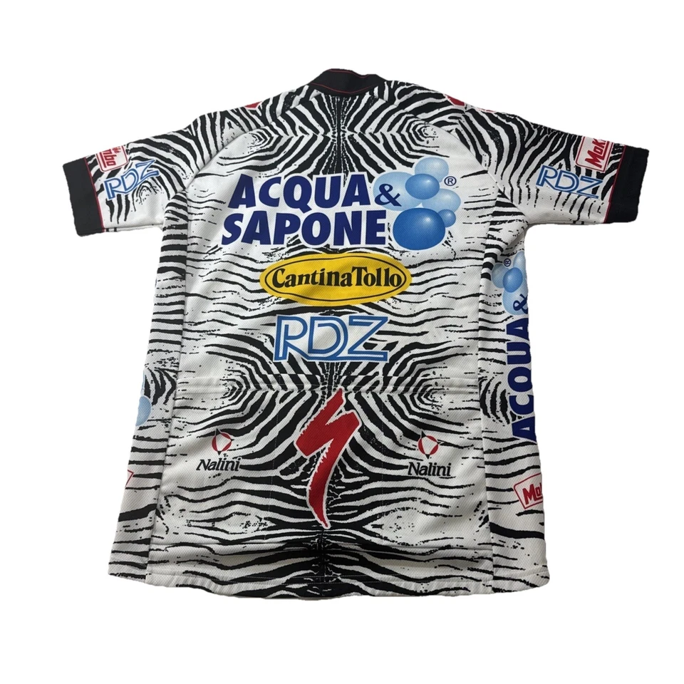 Acqua Sapone Nalini Cantina Tollo cycling jersey size 4 (L) Made In Italy - Image 2 of 4