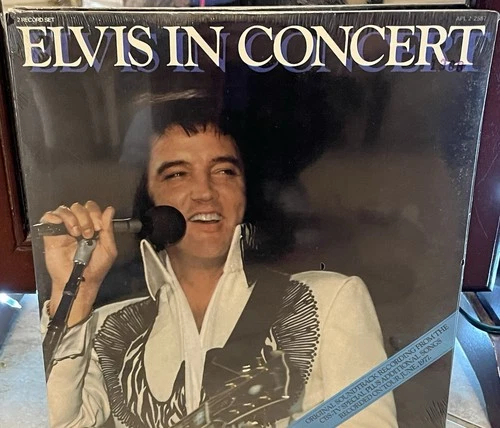 Elvis Presley Elvis In Concert Double LP RCA Original Soundtrack Vinyl 1977